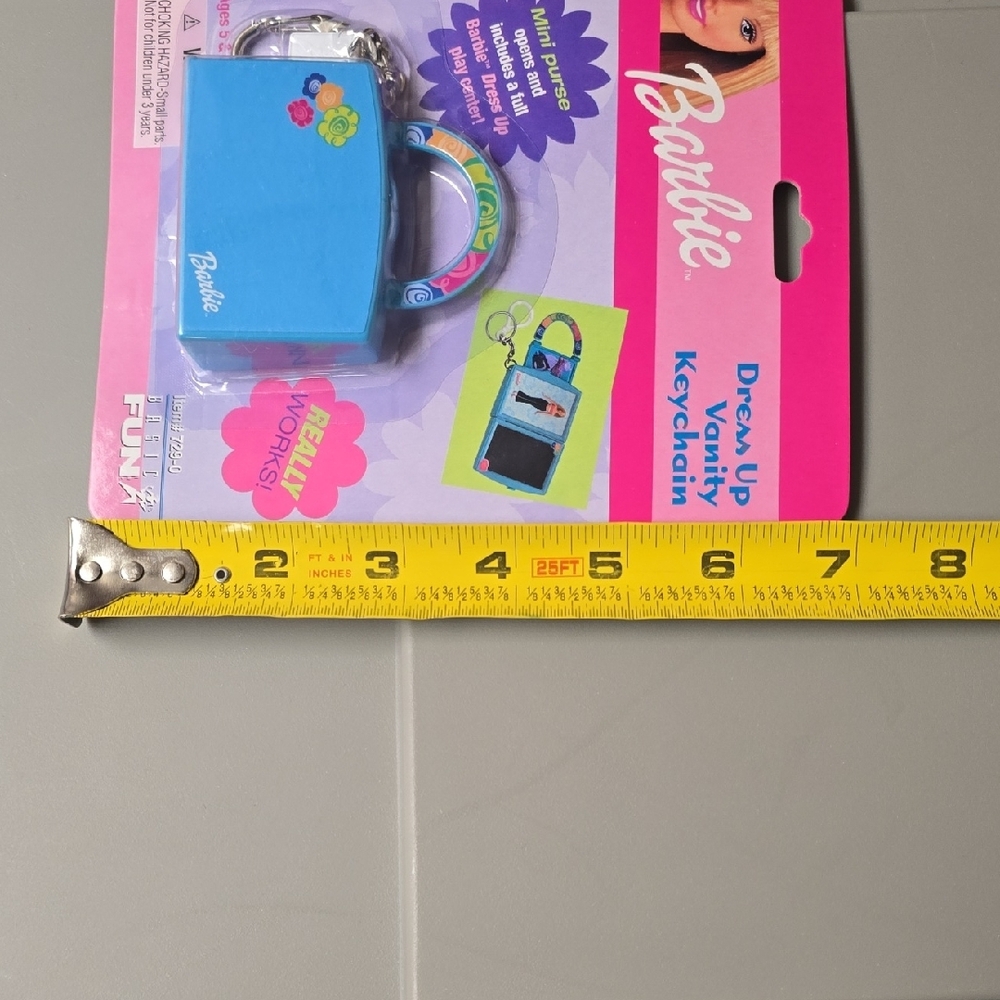 Barbie Dress Up Vanity Keychain - Blue and Purple Lot Of 4 - Picture 8 of 8